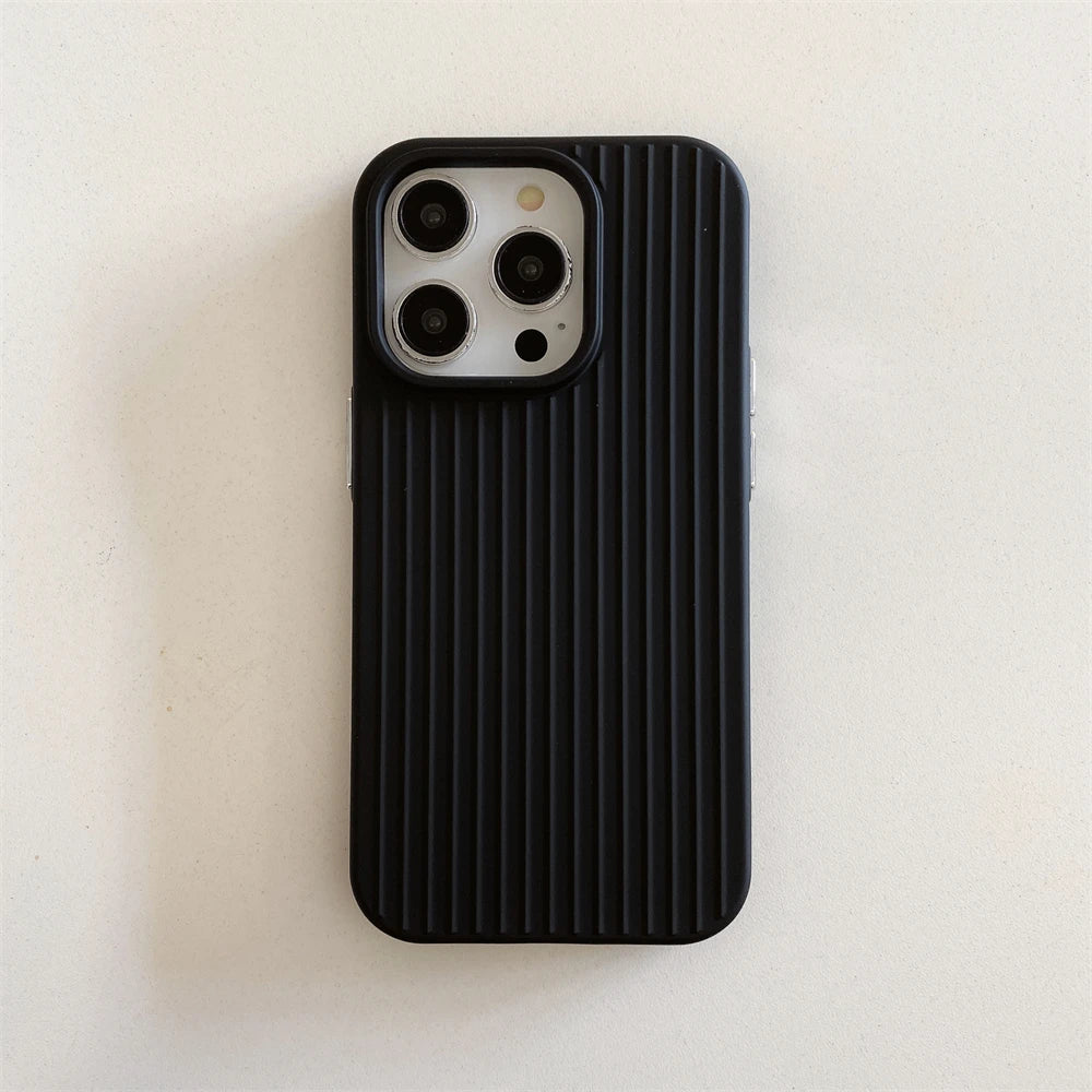 Color Tile Ribbed iPhone Case