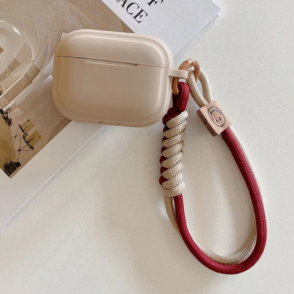 Smile AirPods Silicone Case with Hand Strap