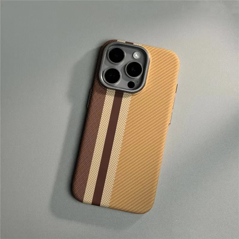 Carbon Fiber Texture 3D Relief iPhone Case
