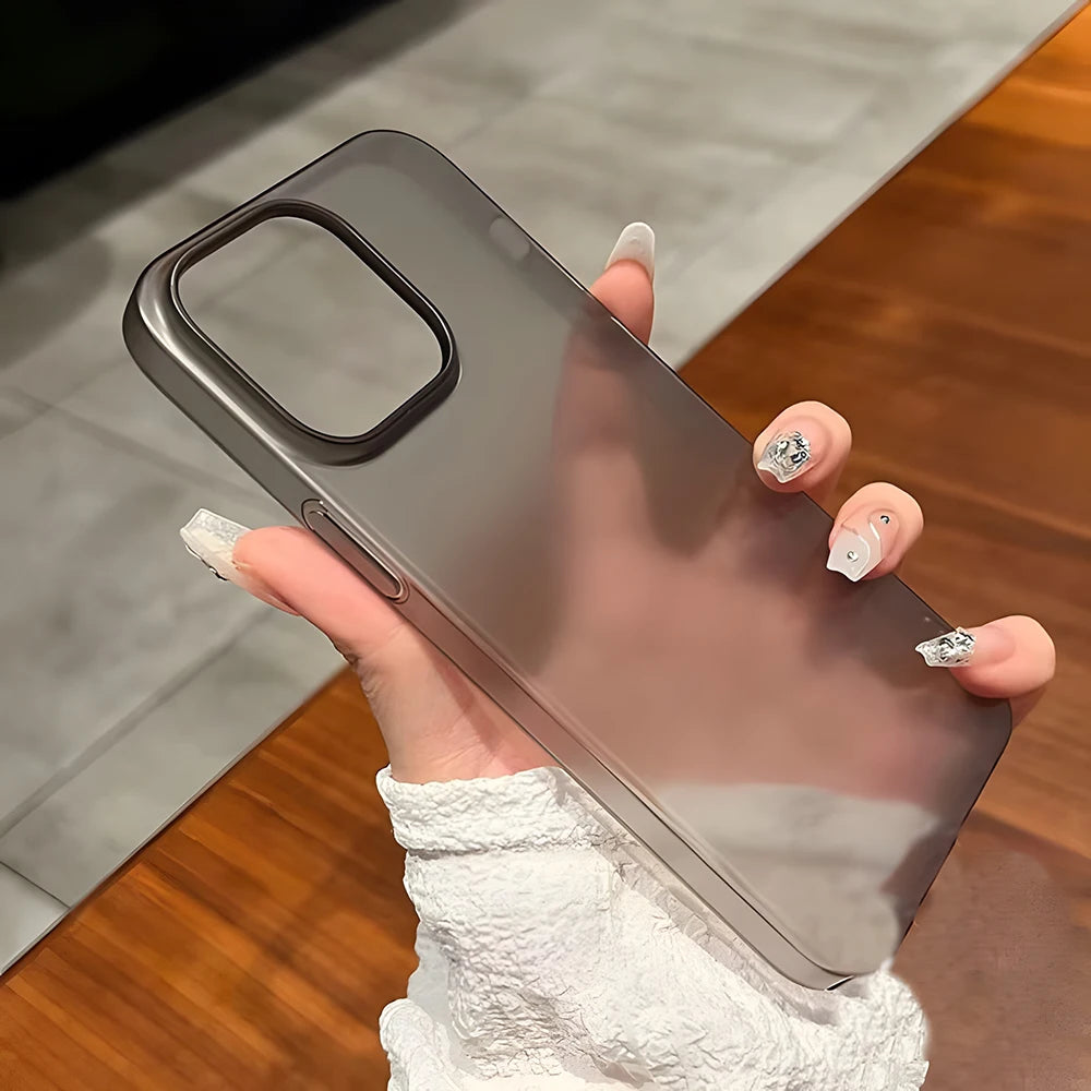 Ultra Thin Matte Clear iPhone Case
