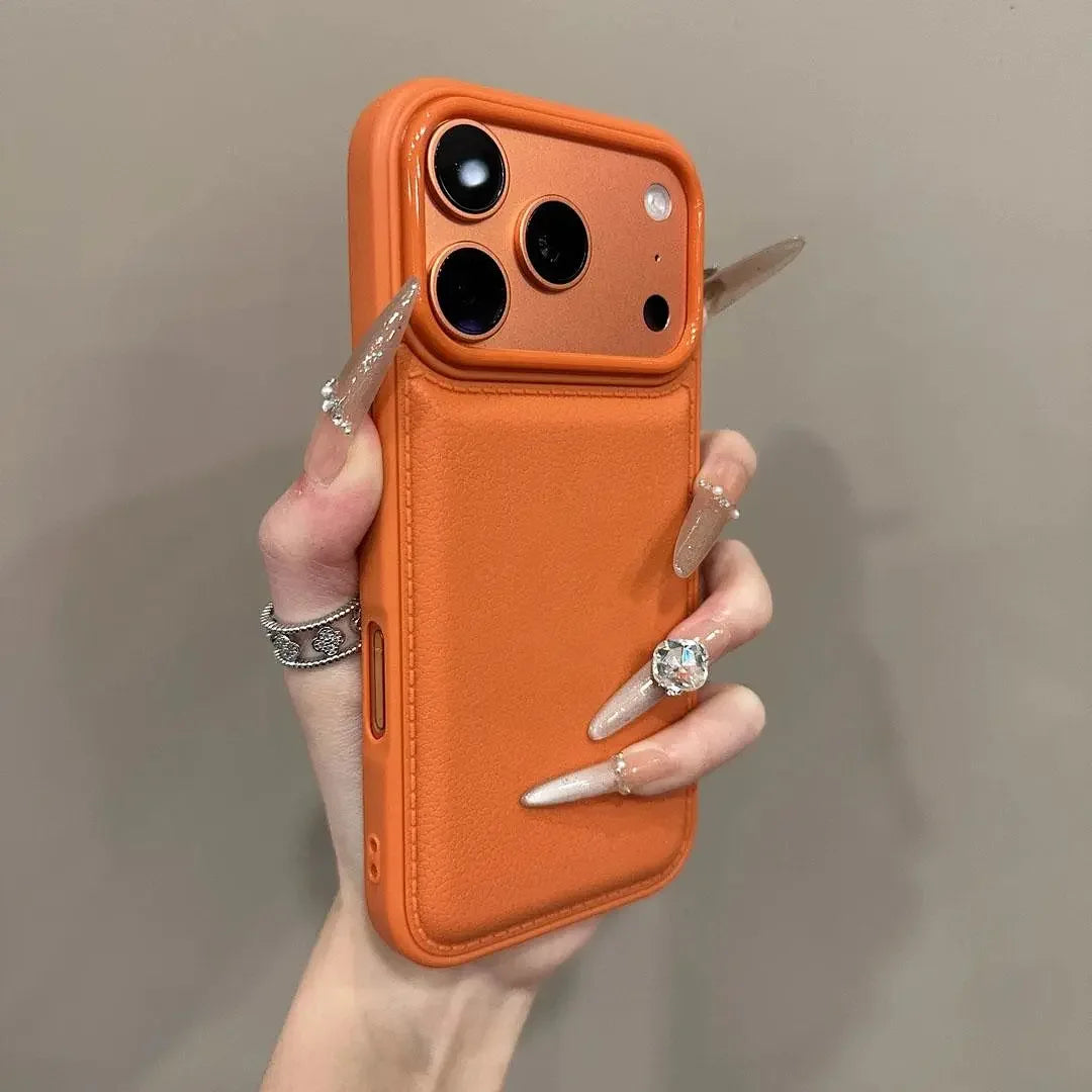 Bulge Leather iPhone Case